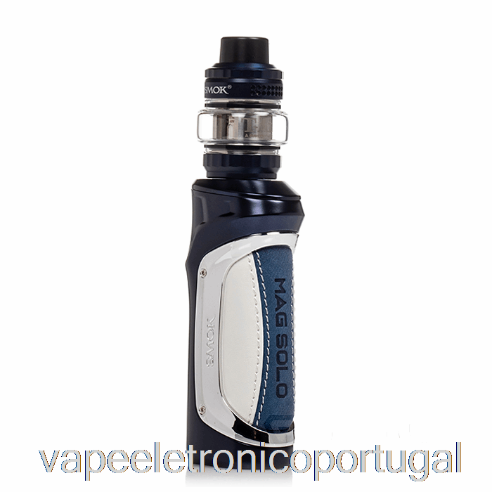 Vape Eletrônico Smok Mag Solo 100w Starter Kit Branco Azul